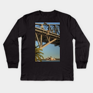 The Bridge & Opera House .. a different view Kids Long Sleeve T-Shirt